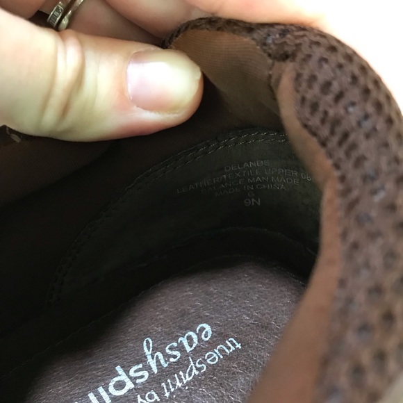 Truespirit by Easy Spirit Brown Lace Up Shoes 9N - Picture 8 of 8